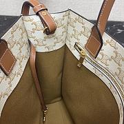 CELINE MINI VERTICAL CABAS TAN 194372 SIZE 17 × 21 × 4 CM - 6