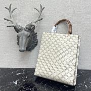 CELINE MINI VERTICAL CABAS TAN 194372 SIZE 17 × 21 × 4 CM - 2