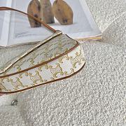 CELINE TRIANGLE BAG WHITE 195902 SIZE 21 × 15 × 4 CM - 4