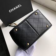CHANEL BUCKET BAG WITH CHAIN BLACK 15CM - 5