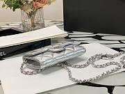 CHANEL CLASSIC BELT BAG SILVER AP1983 SIZE 7 x 10 x 2.5 CM - 4