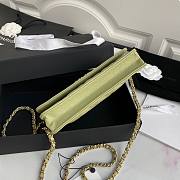 CHANEL 19 WALLET ON CHAIN TEA GREEN AP0957 SIZE 12 x 19 x 3.5 CM - 3