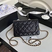 CHANEL 19 WALLET ON CHAIN BLACK AP0957 SIZE 12 x 19 x 3.5 CM - 6