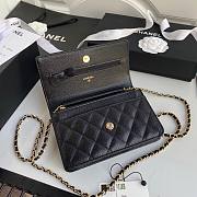 CHANEL 19 WALLET ON CHAIN BLACK AP0957 SIZE 12 x 19 x 3.5 CM - 4