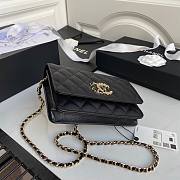 CHANEL 19 WALLET ON CHAIN BLACK AP0957 SIZE 12 x 19 x 3.5 CM - 3