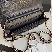 CHANEL 19 WALLET ON CHAIN BLACK AP0957 SIZE 12 x 19 x 3.5 CM - 2