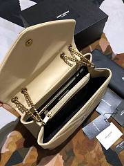 LOULOU MEDIUM IN MATELASSÉ “Y” LEATHER 574946 SIZE 30 CM - 2