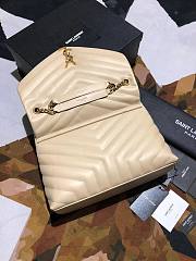 LOULOU MEDIUM IN MATELASSÉ “Y” LEATHER 574946 SIZE 30 CM - 4