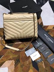 LOULOU MEDIUM IN MATELASSÉ “Y” LEATHER 574946 SIZE 30 CM - 6