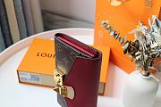 LV PALLAS WALLET BORDEAUX M58414 SIZE 19 x 10 CM - 4