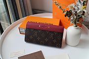 LV PALLAS WALLET BORDEAUX M58414 SIZE 19 x 10 CM - 5