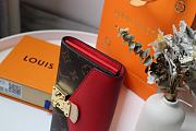 LV PALLAS WALLET RED M58414 SIZE 19 x 10 CM - 5