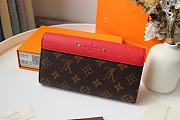 LV PALLAS WALLET RED M58414 SIZE 19 x 10 CM - 4