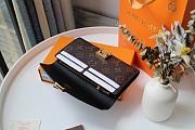 LV PALLAS WALLET BLACK M58414 SIZE 19 x 10 CM - 6