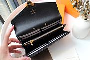 LV PALLAS WALLET BLACK M58414 SIZE 19 x 10 CM - 5