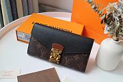 LV PALLAS WALLET BLACK M58414 SIZE 19 x 10 CM - 2