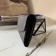 LV SARAH WALLET BLACK M61182 SIZE 19 x 10 x 2 CM - 6