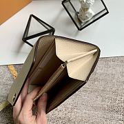 LV SARAH WALLET CREAM M61182 SIZE 19 x 10 x 2 CM - 5