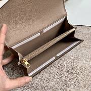 LV SARAH WALLET TOUTERELLE BEIGE M68708 SIZE 19 x 10 x 2 CM - 5