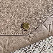 LV SARAH WALLET TOUTERELLE BEIGE M68708 SIZE 19 x 10 x 2 CM - 3