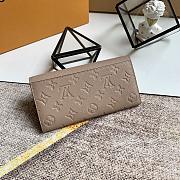 LV SARAH WALLET TOUTERELLE BEIGE M68708 SIZE 19 x 10 x 2 CM - 4