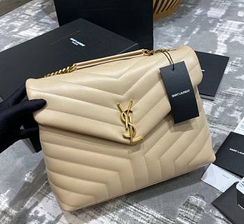 LOULOU MEDIUM IN MATELASSÉ “Y” LEATHER 574946 SIZE 30 CM