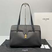 CELINE LARGE SOFT 16 BAG IN SMOOTH CALFSKIN BLACK 194043 SIZE 38 x 29 x 17 CM - 1