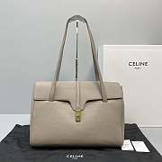 CELINE LARGE SOFT 16 BAG IN SMOOTH CALFSKIN BEIGE 194043 SIZE 38 x 29 x 17 CM - 1