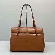 CELINE LARGE SOFT 16 BAG IN SMOOTH CALFSKIN TAN 194043 SIZE 38 x 29 x 17 CM - 2