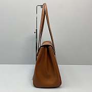 CELINE LARGE SOFT 16 BAG IN SMOOTH CALFSKIN TAN 194043 SIZE 38 x 29 x 17 CM - 4