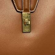 CELINE LARGE SOFT 16 BAG IN SMOOTH CALFSKIN TAN 194043 SIZE 38 x 29 x 17 CM - 6