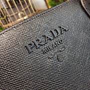 PRADA SMALL MONOCHROME BAG BLACK 1BA156 SIZE 26 x 20 x 14 CM - 2