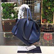 PRADA SMALL MONOCHROME BAG BLUE 1BA156 SIZE 26 x 20 x 14 CM - 5