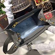 PRADA SMALL MONOCHROME BAG GRAY 1BA156 SIZE 26 x 20 x 14 CM - 4