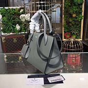 PRADA SMALL MONOCHROME BAG GRAY 1BA156 SIZE 26 x 20 x 14 CM - 3
