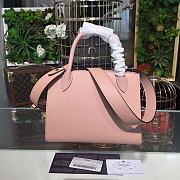 PRADA SMALL MONOCHROME BAG LIGHT PINK 1BA156 SIZE 26 x 20 x 14 CM - 3
