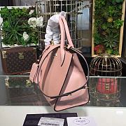 PRADA SMALL MONOCHROME BAG LIGHT PINK 1BA156 SIZE 26 x 20 x 14 CM - 2