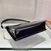 PRADA BRUSHED LEATHER MINI-BAG BLACK 1BC155 SIZE 20 x 12 x 5.5 CM - 5