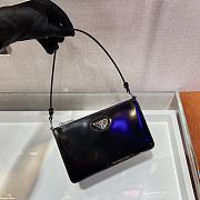 PRADA BRUSHED LEATHER MINI-BAG BLACK 1BC155 SIZE 20 x 12 x 5.5 CM - 4