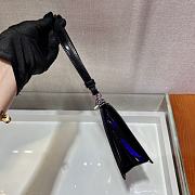 PRADA BRUSHED LEATHER MINI-BAG BLACK 1BC155 SIZE 20 x 12 x 5.5 CM - 3
