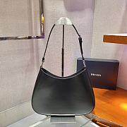 PRADA CLEO SHOULDER BAG BLACK 1BC156 SIZE 30 x 18.5 x 4 CM - 2