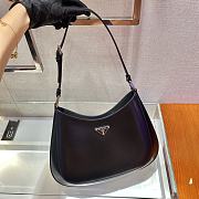 PRADA CLEO SHOULDER BAG BLACK 1BC156 SIZE 30 x 18.5 x 4 CM - 5