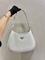 PRADA CLEO SHOULDER BAG WHITE 1BC156 SIZE 30 x 18.5 x 4 CM - 3