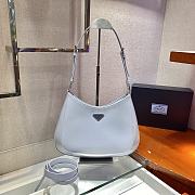 PRADA CLEO SHOULDER BAG CORNFLOWER BLUE 1BC156 SIZE 30 x 18.5 x 4 CM - 1