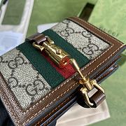 GUCCI JACKIE 1961 CARD CASE WALLET GG SUPREME 645536 SIZE 11 × 8.5 x 3 CM - 3