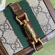 GUCCI JACKIE 1961 CARD CASE WALLET GG SUPREME 645536 SIZE 11 × 8.5 x 3 CM - 2