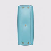 GUCCI JACKIE 1961 MEDIUM TOTE BAG BLUE 649016 SIZE 30 x 24 x 12 CM - 4