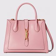 GUCCI JACKIE 1961 MEDIUM TOTE BAG PINK 649016 SIZE 30 x 24 x 12 CM - 1