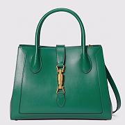 GUCCI JACKIE 1961 MEDIUM TOTE BAG GREEN 649016 SIZE 30 x 24 x 12 CM - 1
