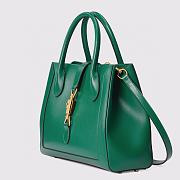 GUCCI JACKIE 1961 MEDIUM TOTE BAG GREEN 649016 SIZE 30 x 24 x 12 CM - 4